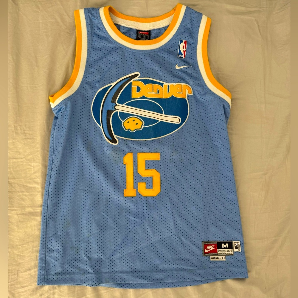 Vintage Carmelo Anthony Denver Nuggets Throwback Jersey - YOUTH Medium